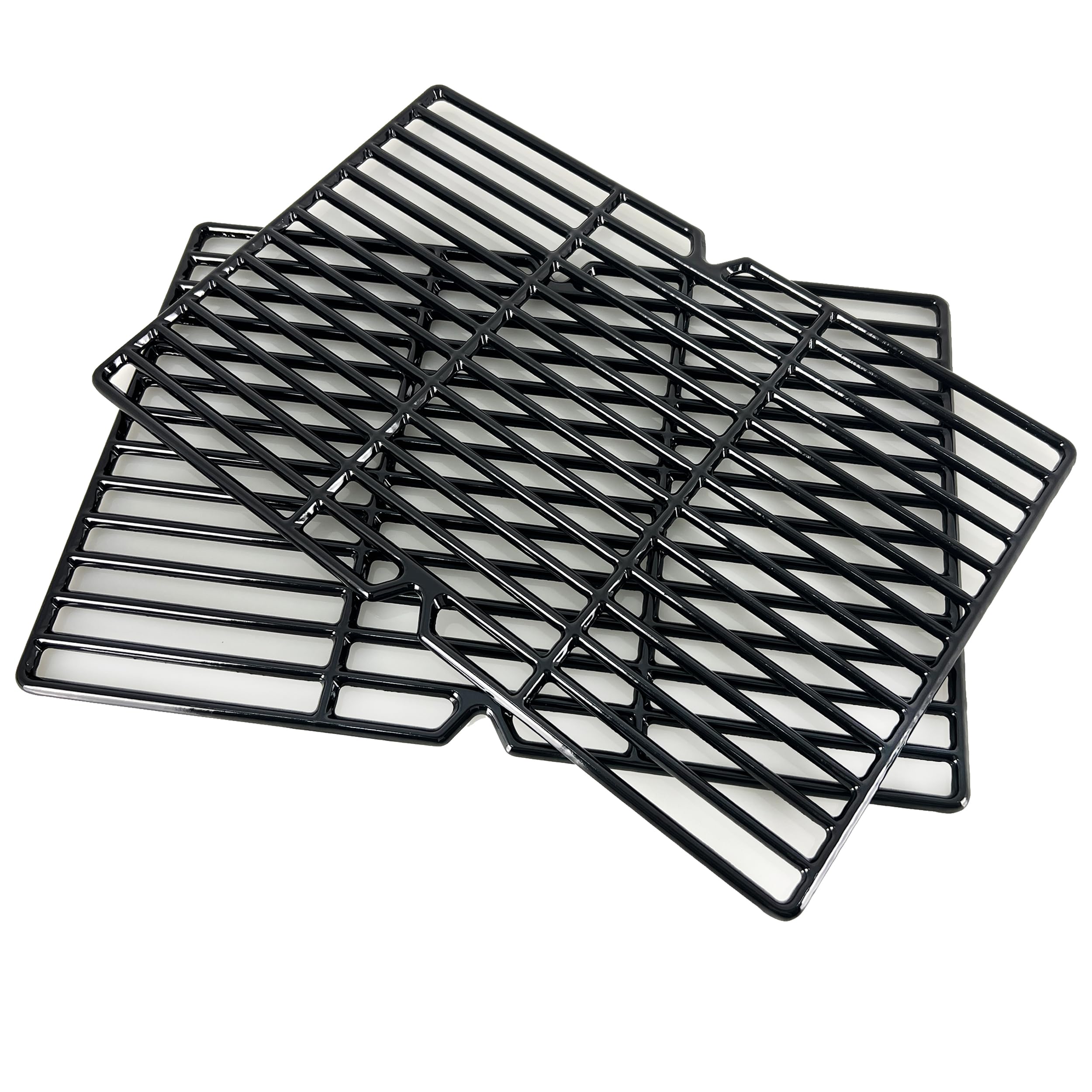 Direct Store grates installed in a grill showing even heat coverage benefit