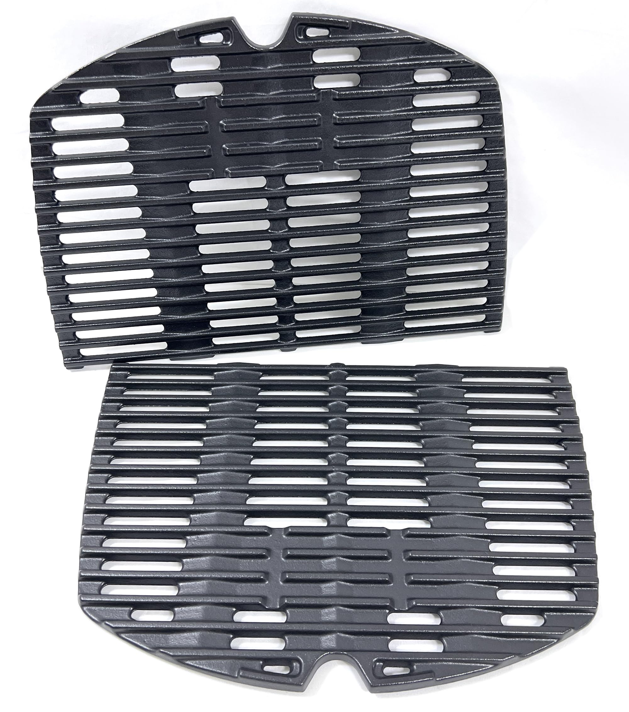 Direct Store grates installed on Weber Q grill demonstrating even searing performance