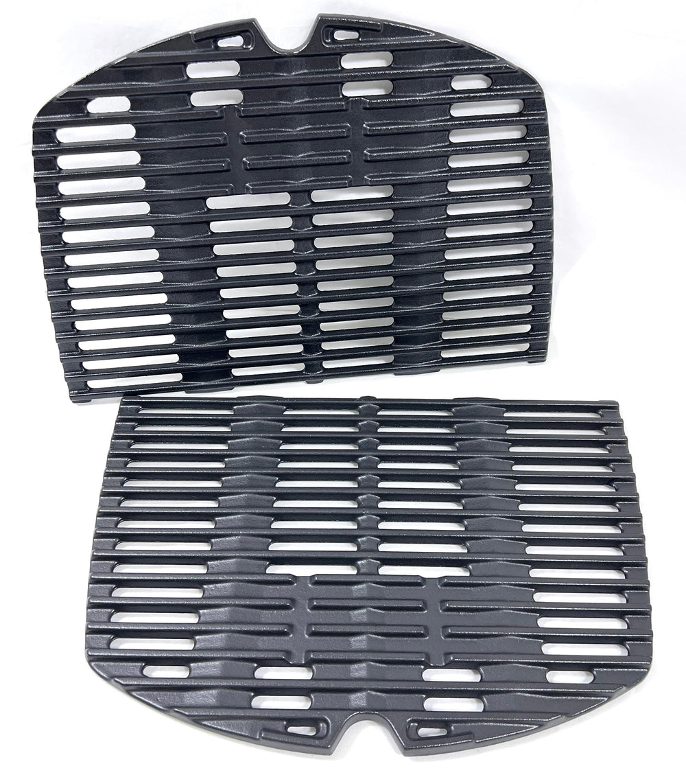 Direct Store grates installed on Weber Q grill demonstrating even searing performance