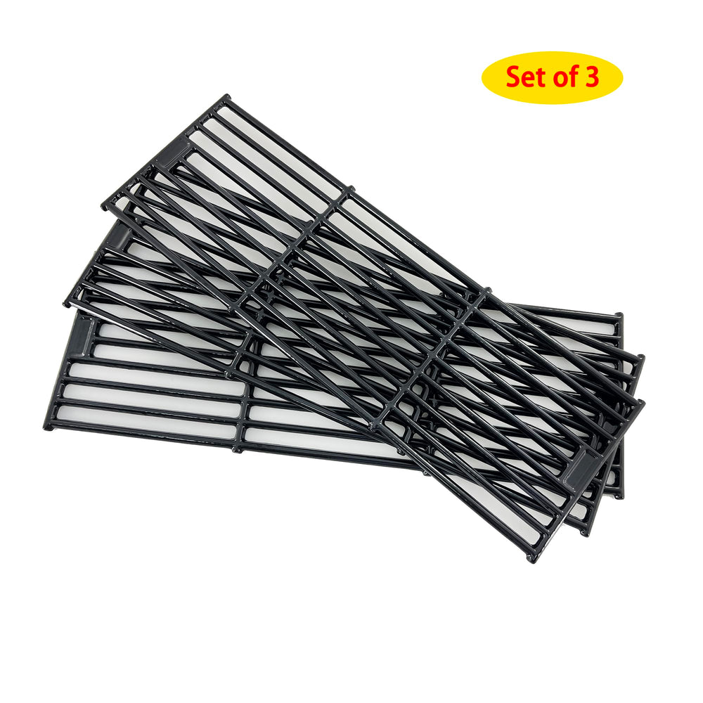 Direct store textured view of porcelain-coated cast iron cooking grate