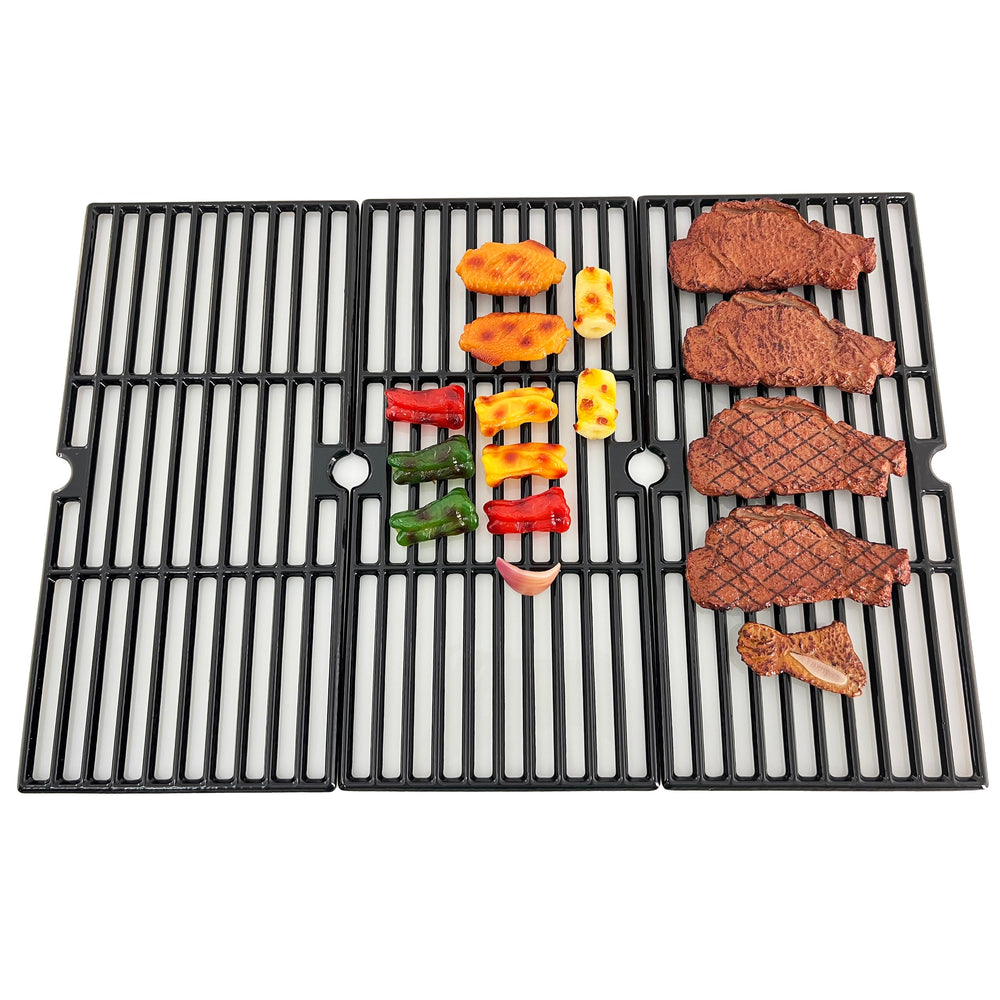 Direct store grids beside a ruler showing 16 15/16" size, ensures correct replacement fit