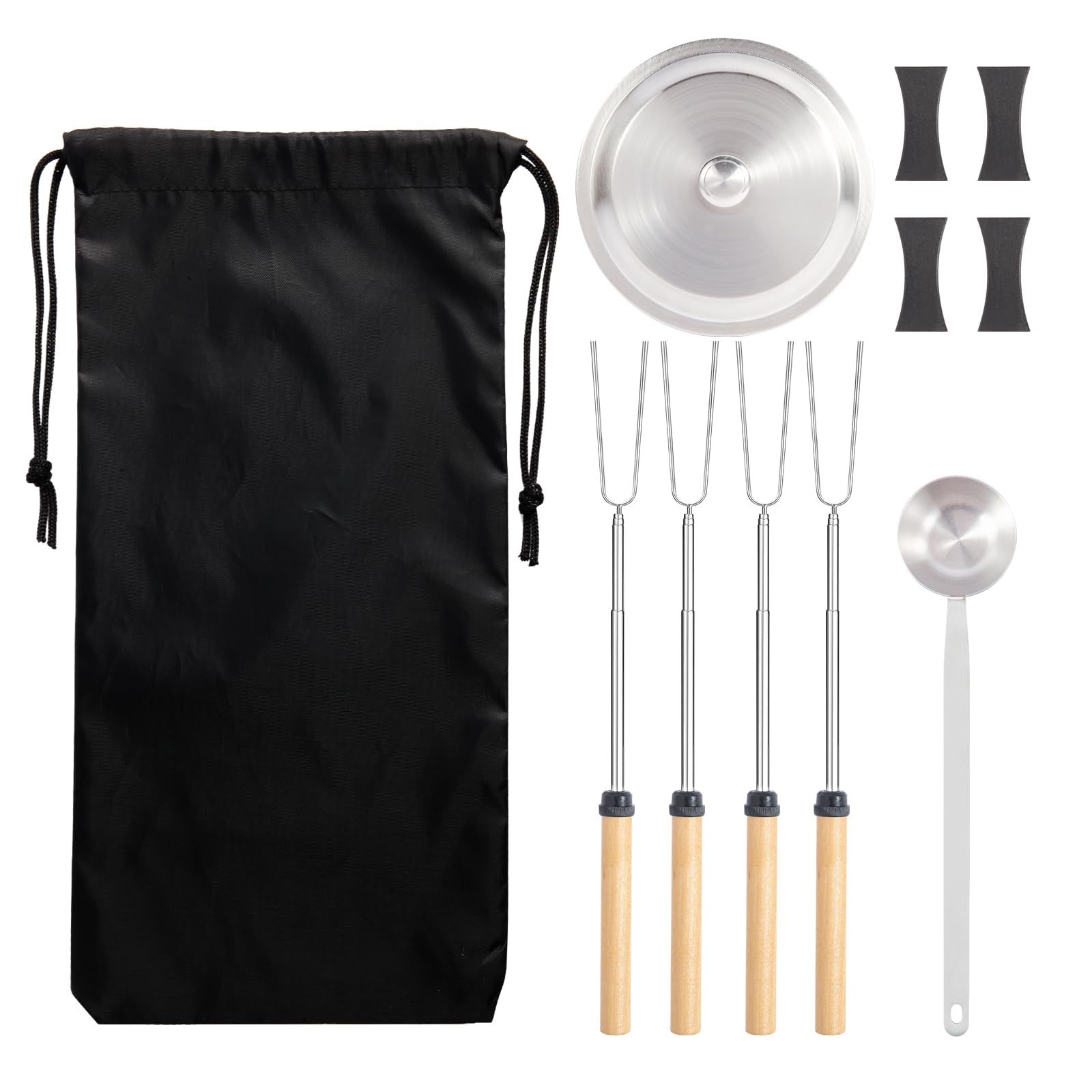 Dirza accessory pack front view showing all components and easy setup benefit