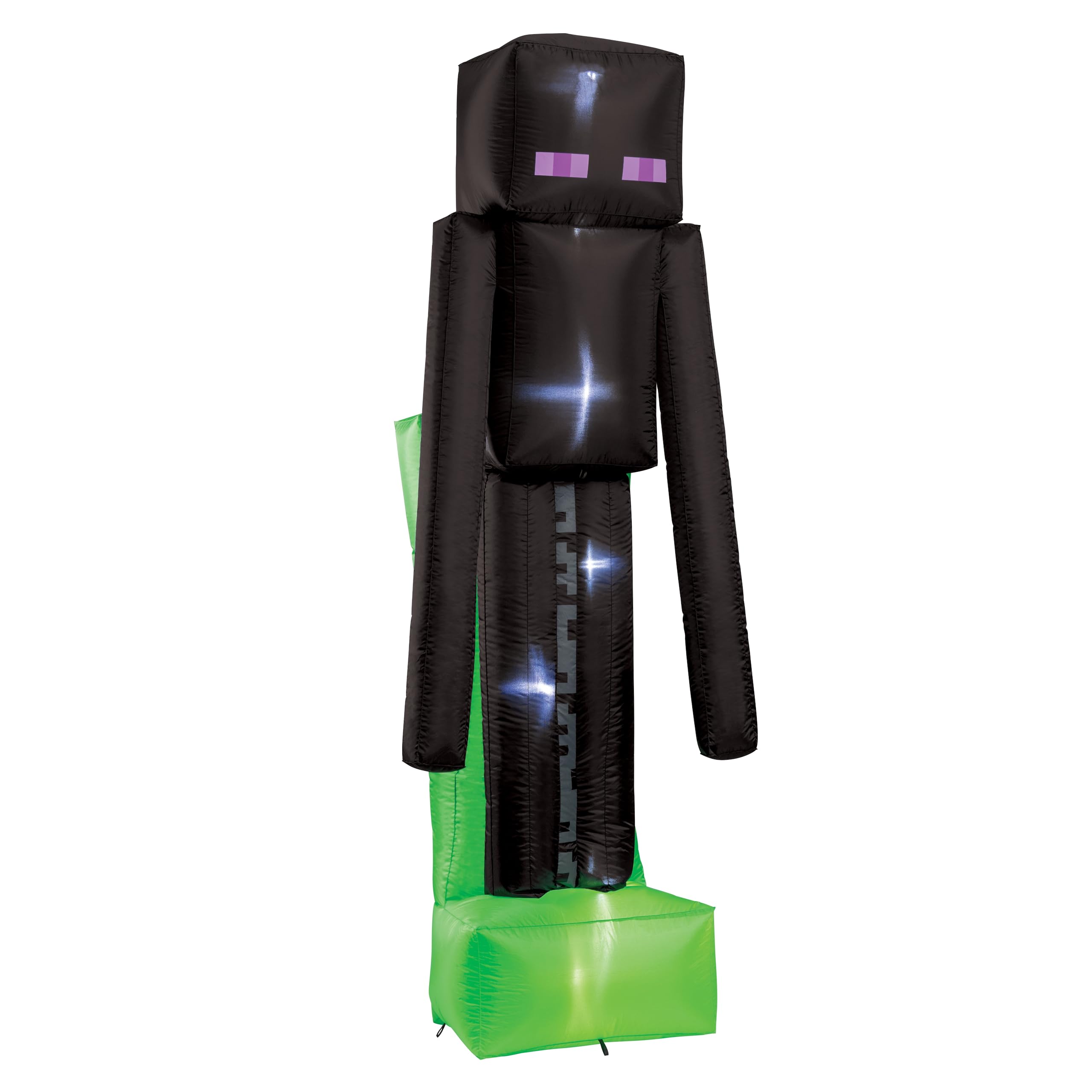 Disguise Enderman front view showing full 8.5 ft height and clear pixel design benefit visibility