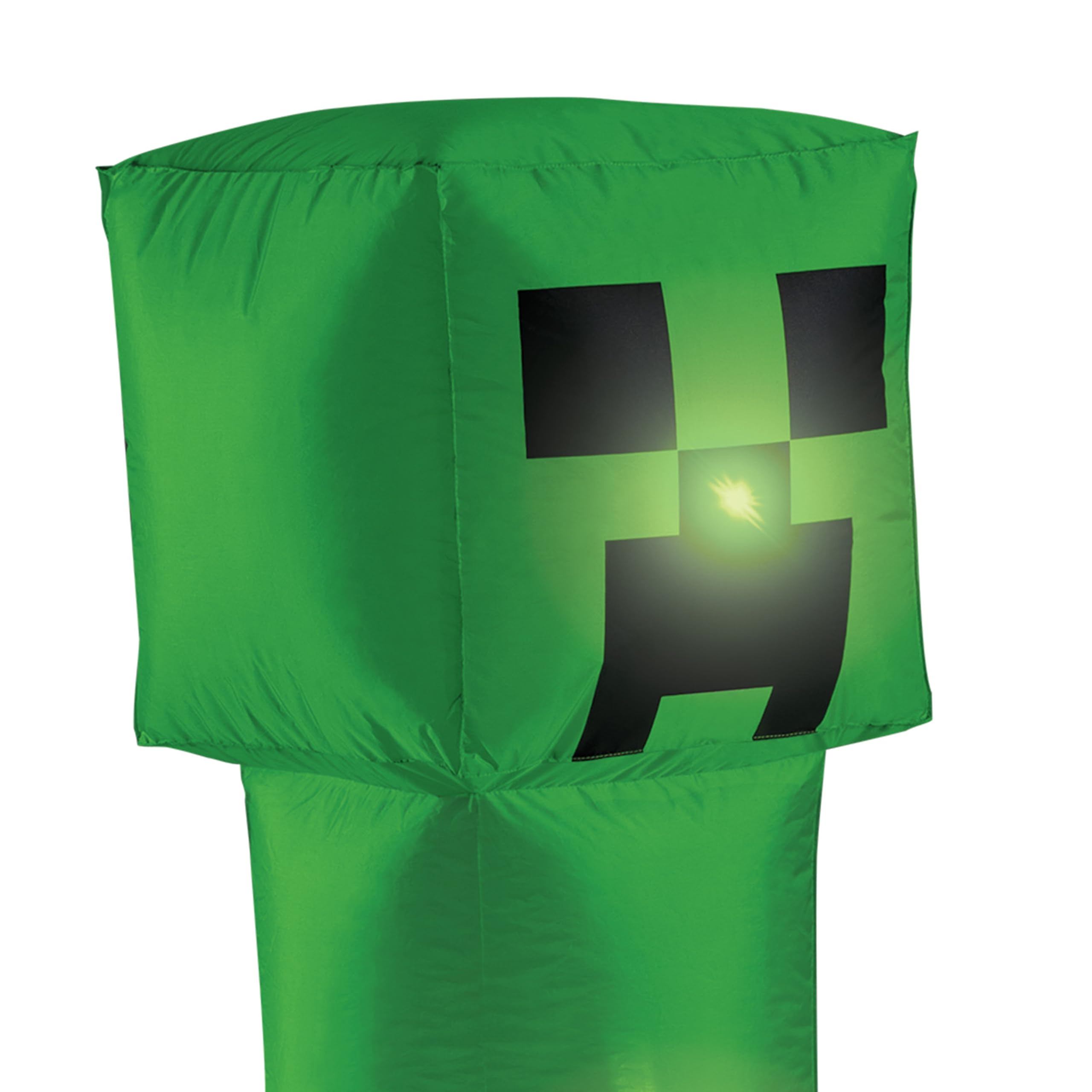 Disguise Creeper inflated in yard showing easy outdoor decoration impact