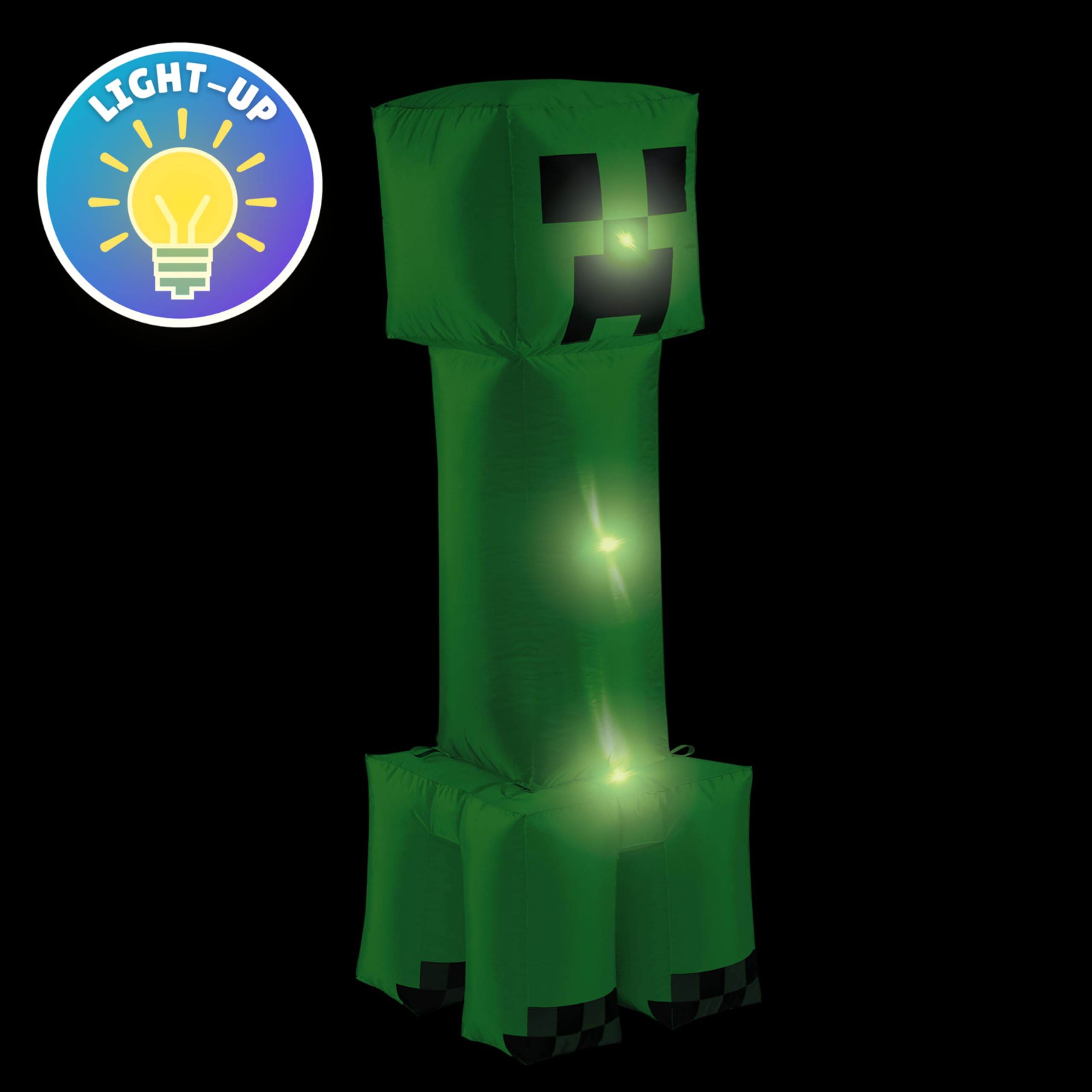 Disguise Creeper lit at night demonstrating bright LED visibility