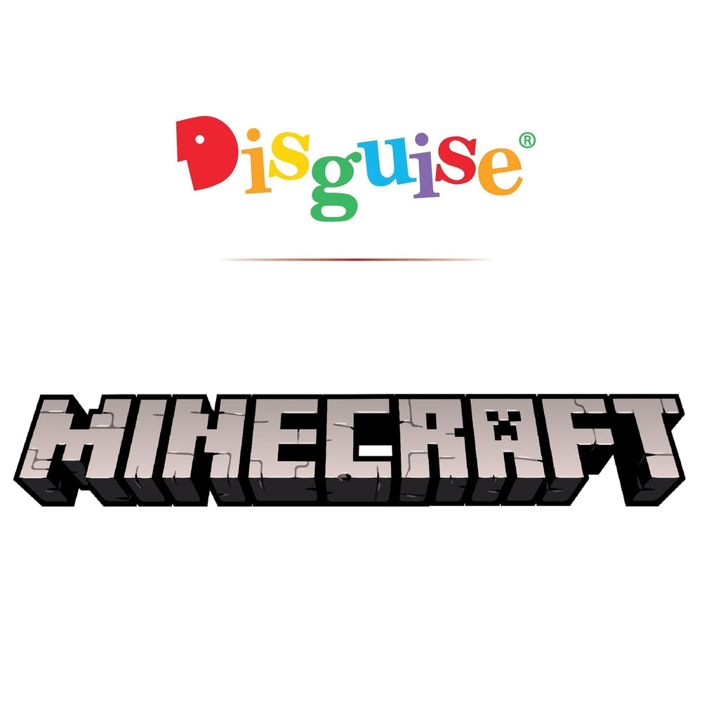 Disguise Creeper beside child for size comparison and party-friendly scale