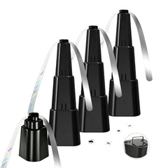 Dispest front view folded fan showing compact portability and quick setup benefit