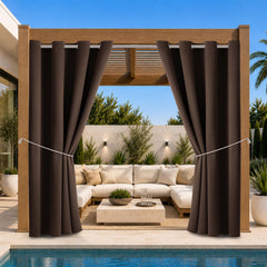DIVA EN CAMINO DEC front view of two blackout curtain panels showing full coverage and privacy