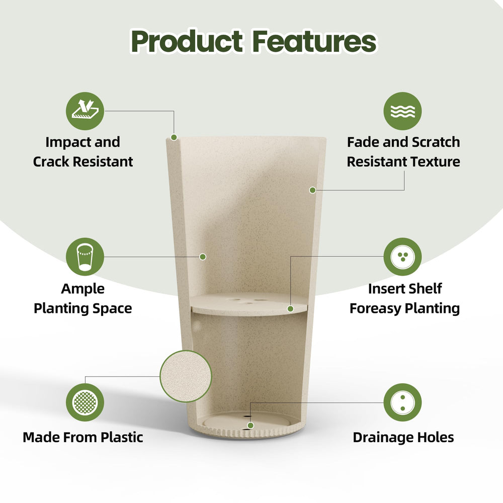 Diyfire image of planter bottom showing precision drainage holes and water control