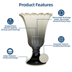 Diyfire drainage holes view illustrating built-in water release for healthier roots