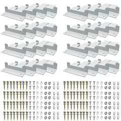 DIYIIRON front view of Z brackets kit showing included hardware and benefit of complete set