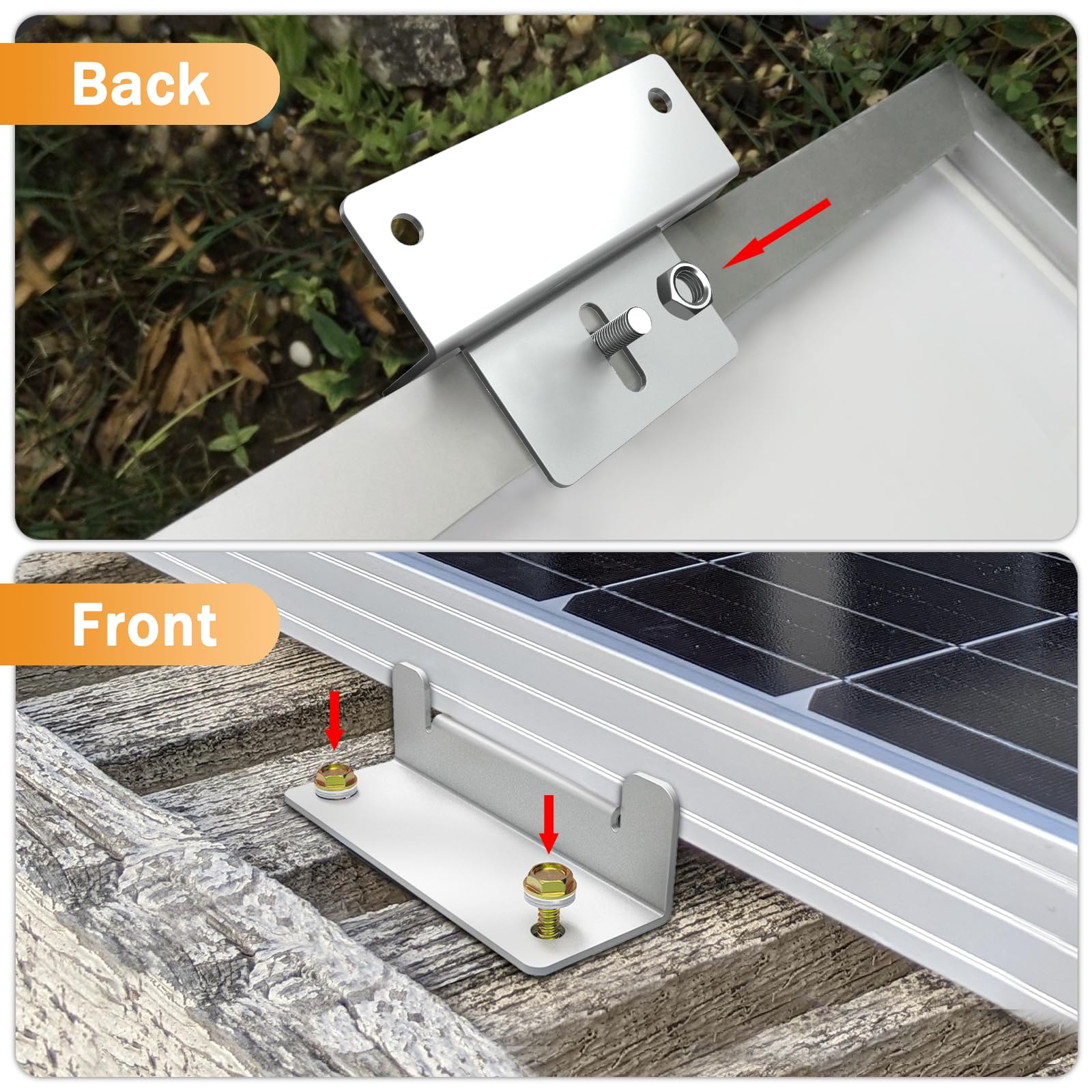 DIYIIRON spread of brackets and fasteners showing included parts for faster installation