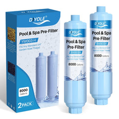 DIYOLE front view of filter shows compact design and easy connection benefit