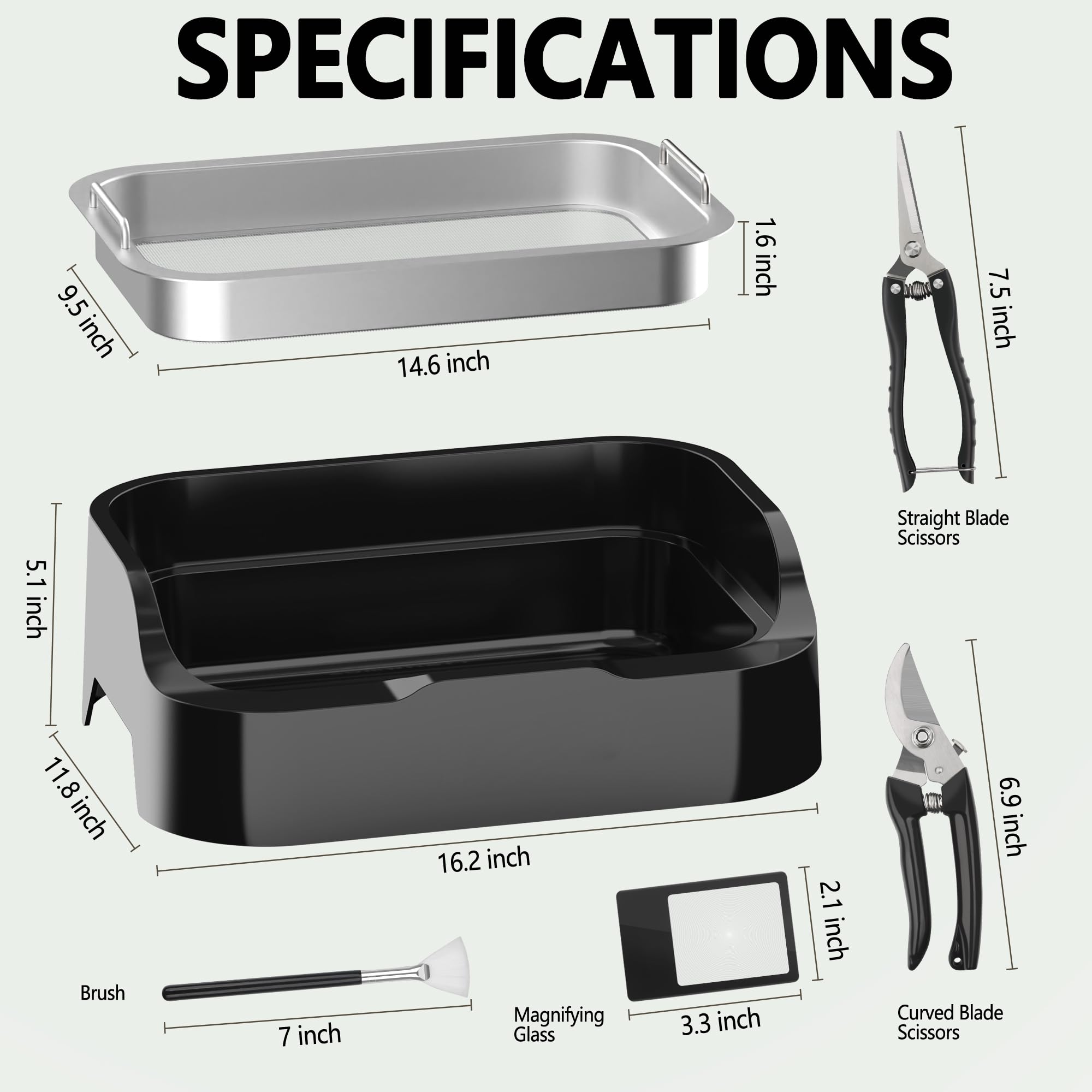 DIYPOP complete kit layout with scissors, brush, and magnifier for organized workflow