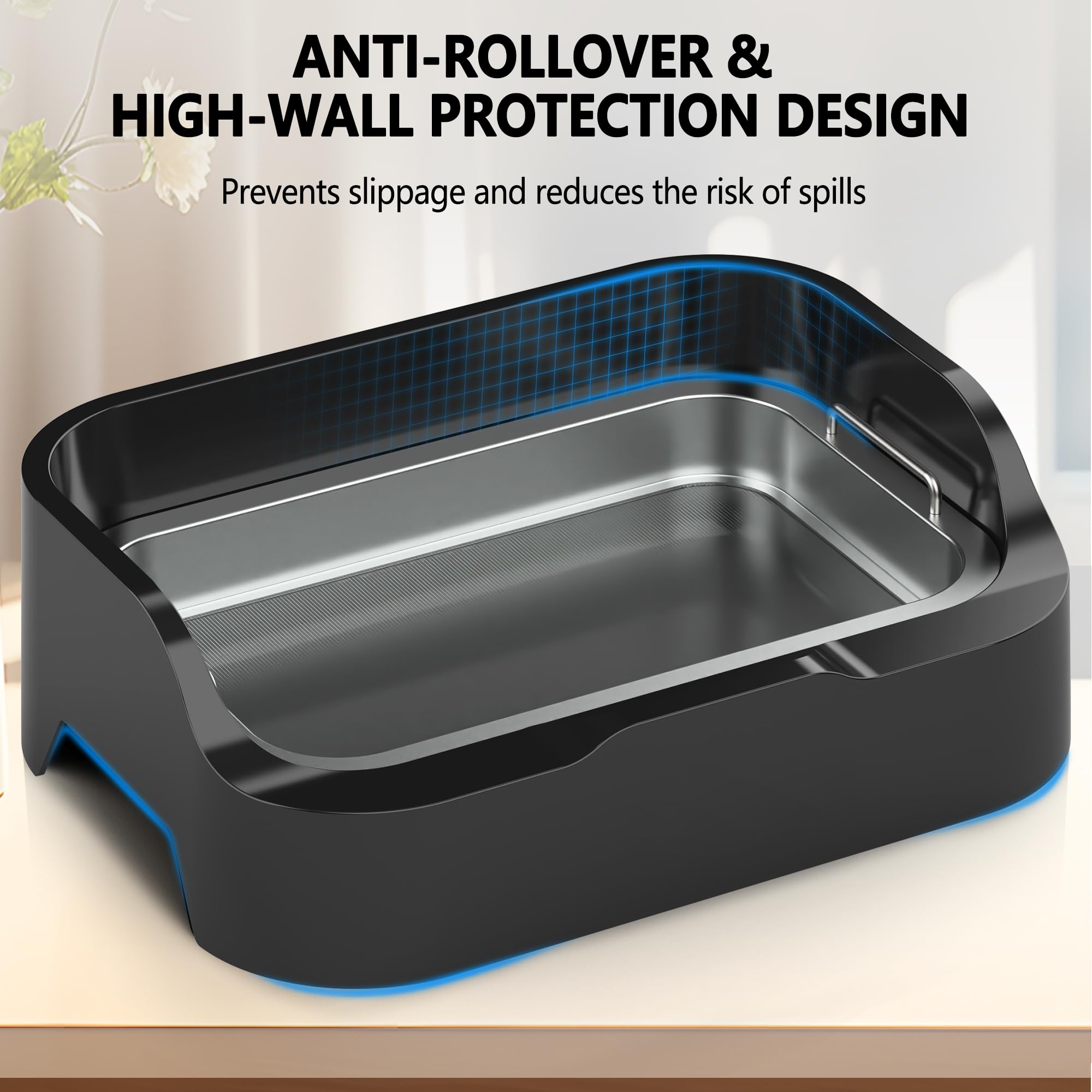 DIYPOP ergonomic armrest and textured base view offering wrist support and stability