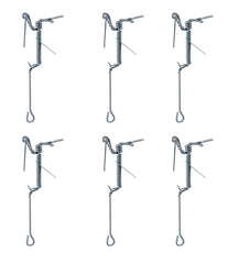 DK-1 Death Klutch front packaging showing six steel pocket gopher traps for durable control