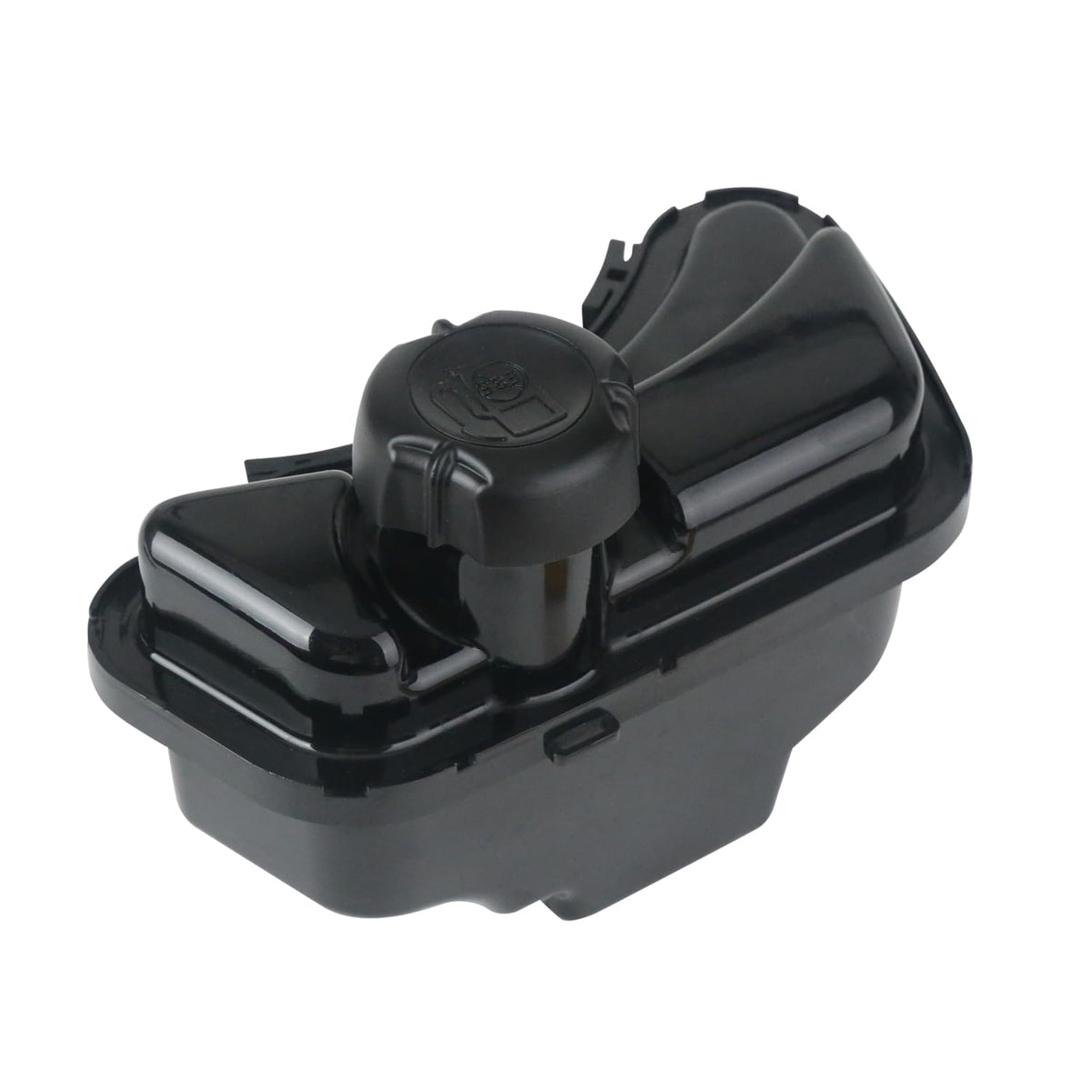 DKIIGAME front view of fuel tank showing mounting alignment benefit