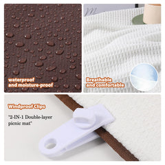 DLCOFOUND waterproof oxford bottom detail showing moisture barrier for dry sitting