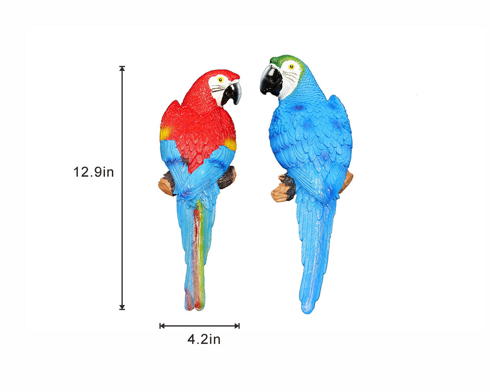Dlfghos two parrots in packaging showing pair set and gift-ready appeal