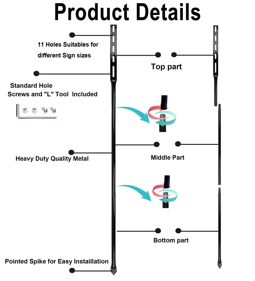 Dmytop layout of included nuts bolts and L-wrenches showing quick install convenience