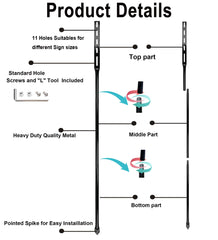 Dmytop layout of included nuts bolts and L-wrenches showing quick install convenience