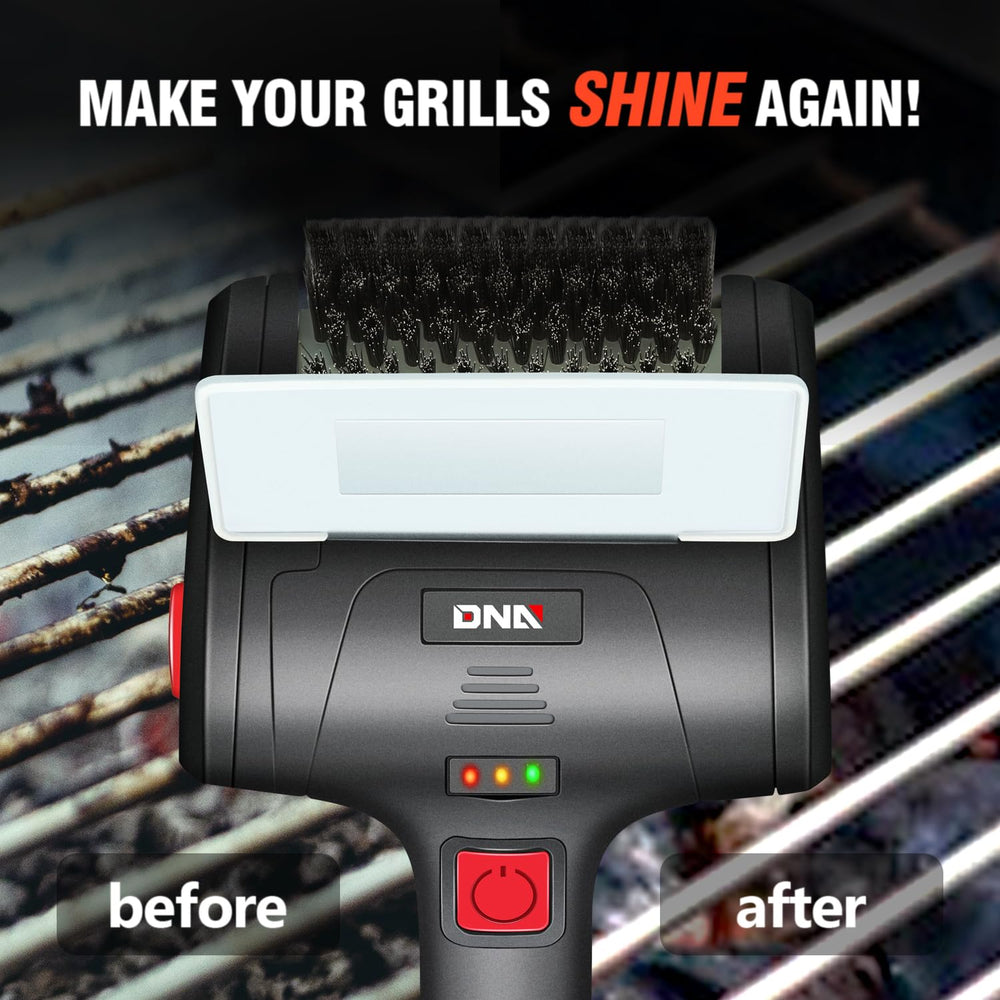 DNA MOTORING detachable brush head removed for easy cleaning and quick maintenance
