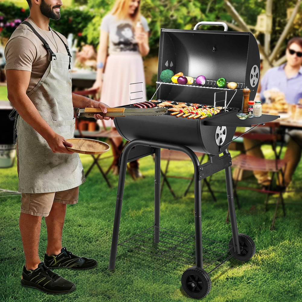 DNKMOR barbecue set up in backyard entertaining scene showing social cooking benefit