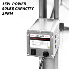 DNKMOR adjustable height holes demonstrating four-level cooking flexibility