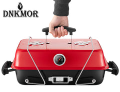 DNKMOR lid with wood handle close-up for safe handling and easy transport