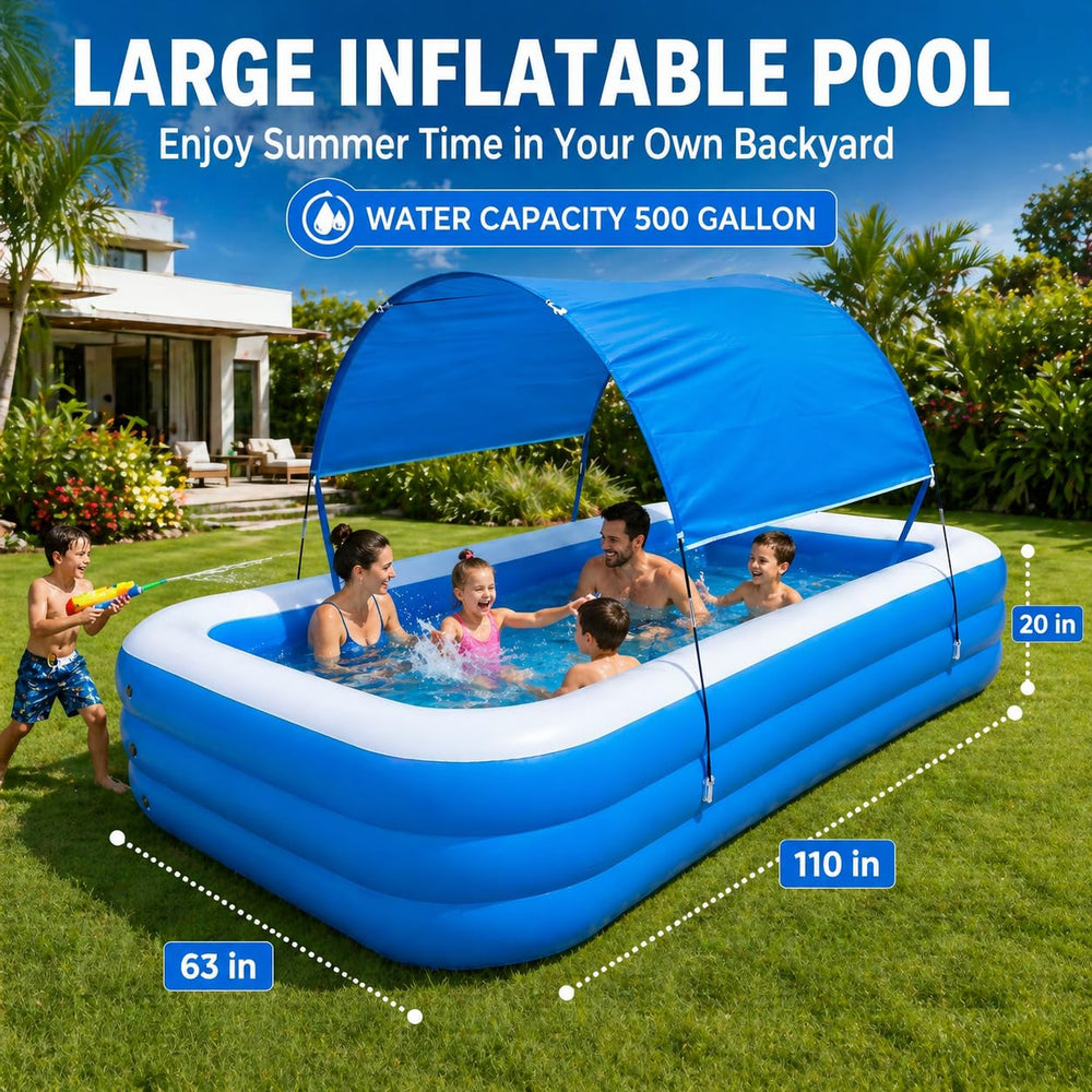 DNWTJTK family enjoying pool in backyard showcasing fun and relaxation