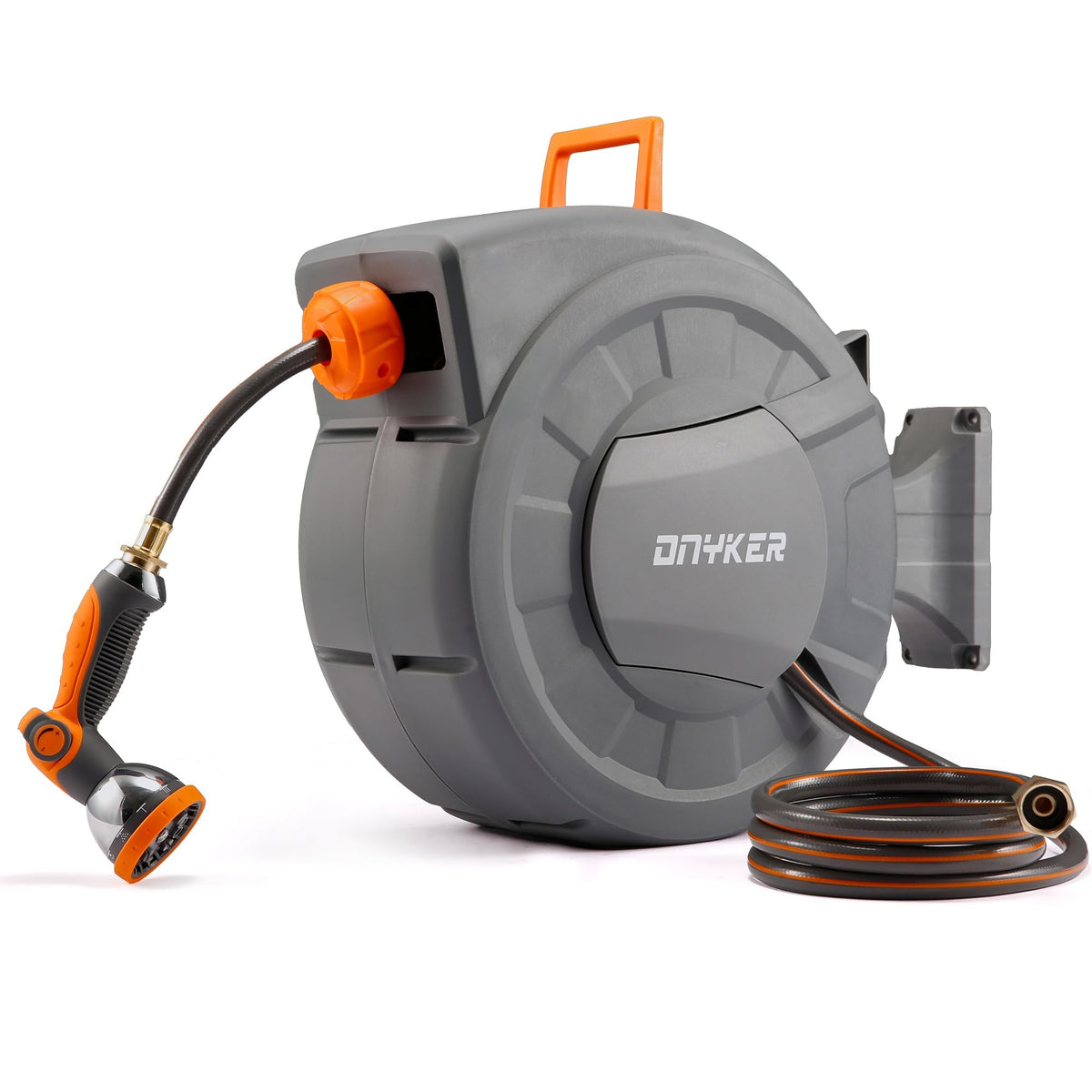 DNYKER front view fully mounted showing tidy storage and easy access