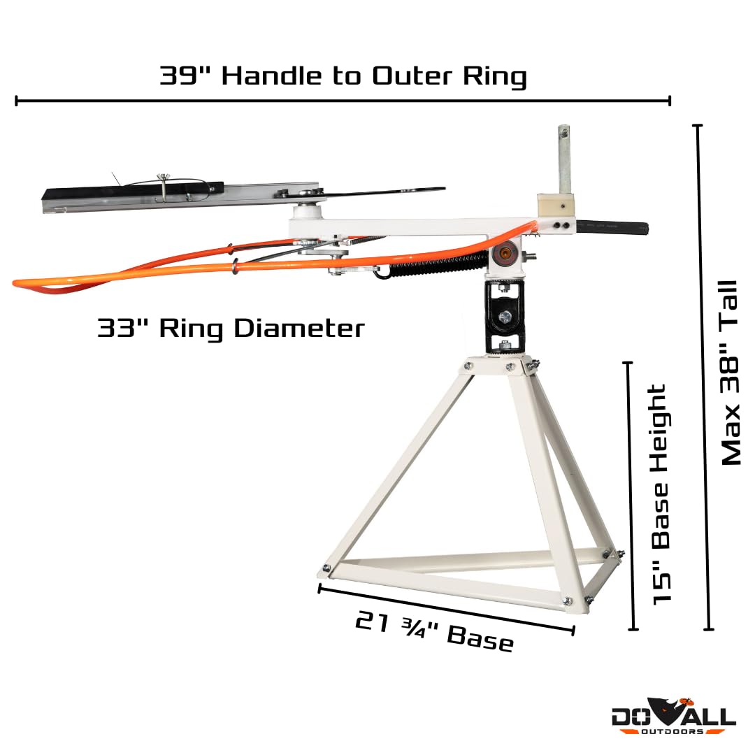 Do All Outdoors close-up of throwing arm detail for precise target control benefit