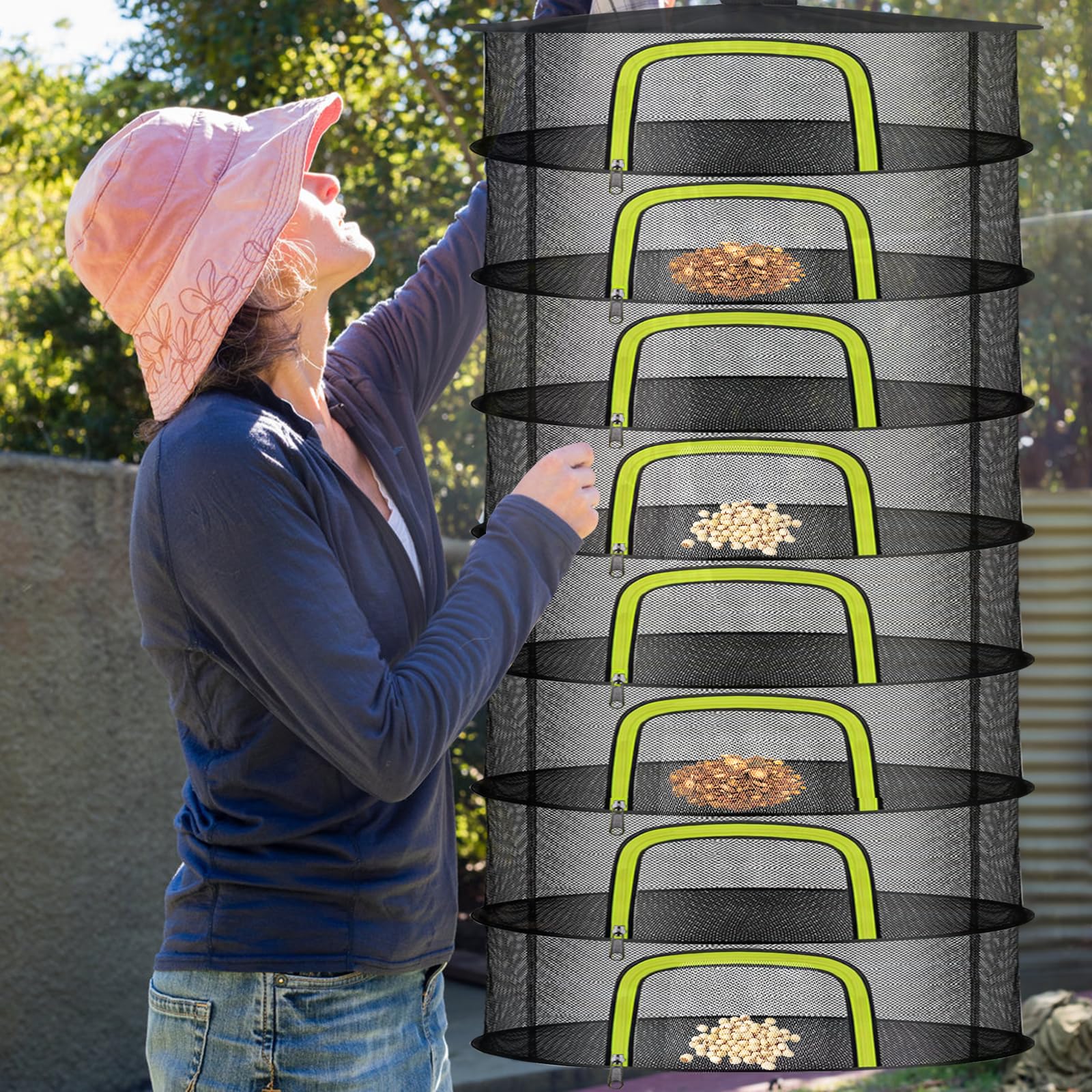 Doacpcr folded into compact cloth bag for convenient storage and transport