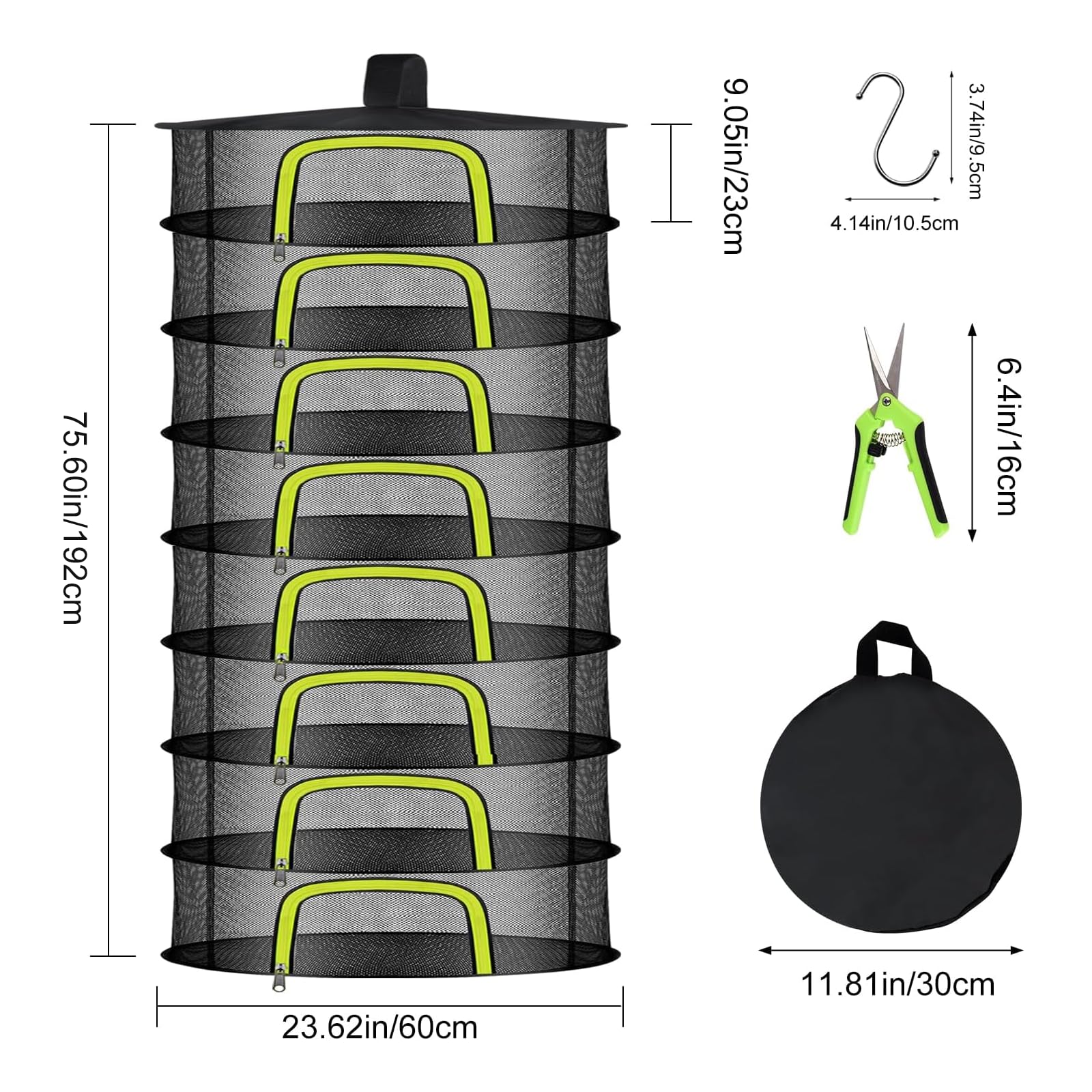 Doacpcr U-shaped zipper entrance detail for easy loading and secure closure