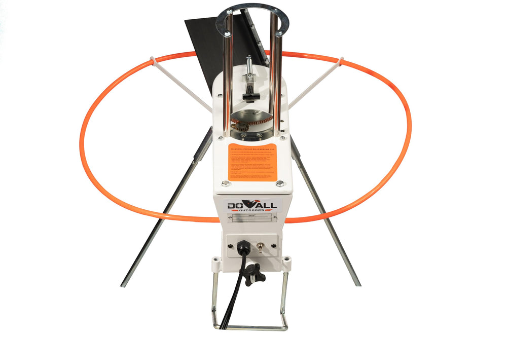 Do All Outdoors Firefly next to person to show 27-pound lightweight portability benefit