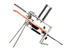 Do All Outdoors Firefly aluminum throwing arm close-up showing durable construction benefit