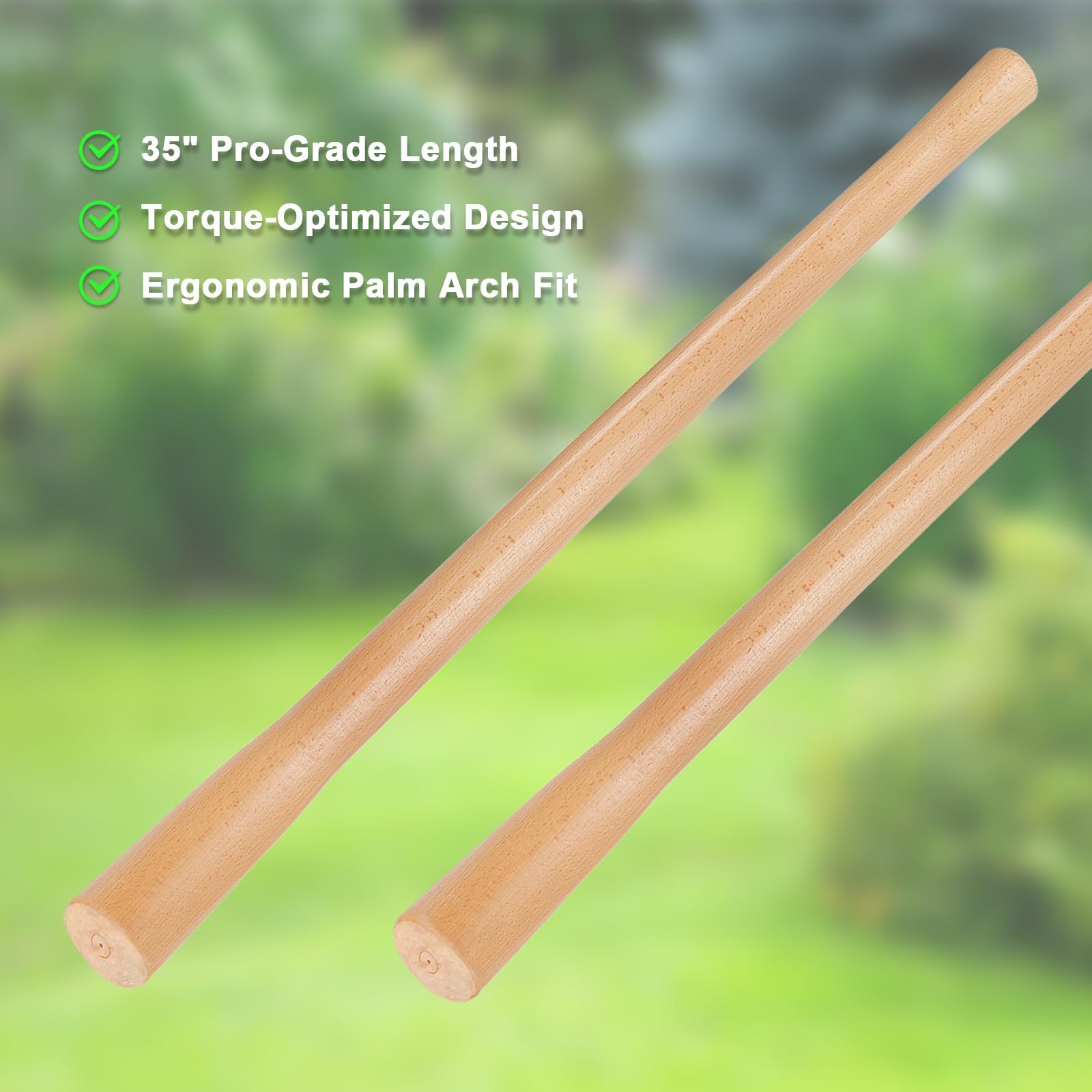 Docik beech wood grain detail showing smooth finish and durability