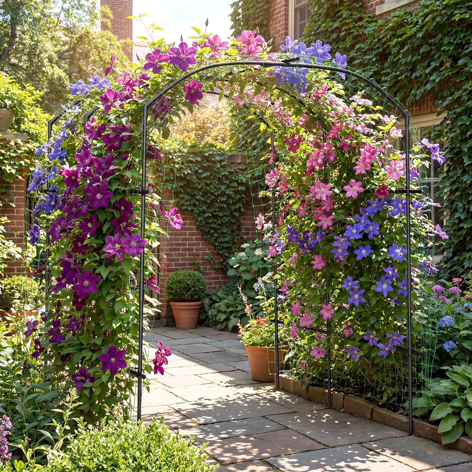 DoCred arch used at outdoor event enhances ambiance and decor