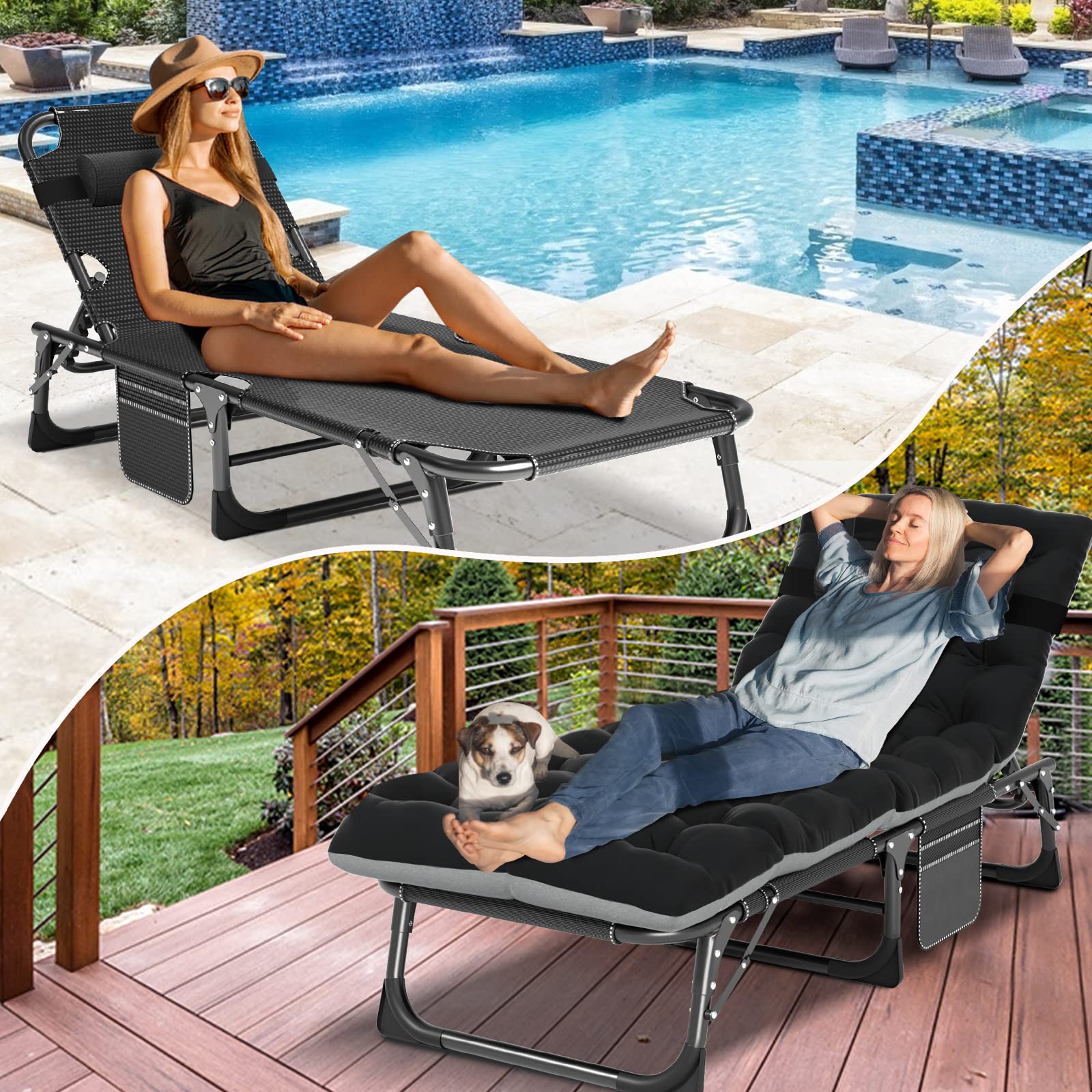 DoCred padded seat and detachable pillow close-up for cushioned comfort benefit
