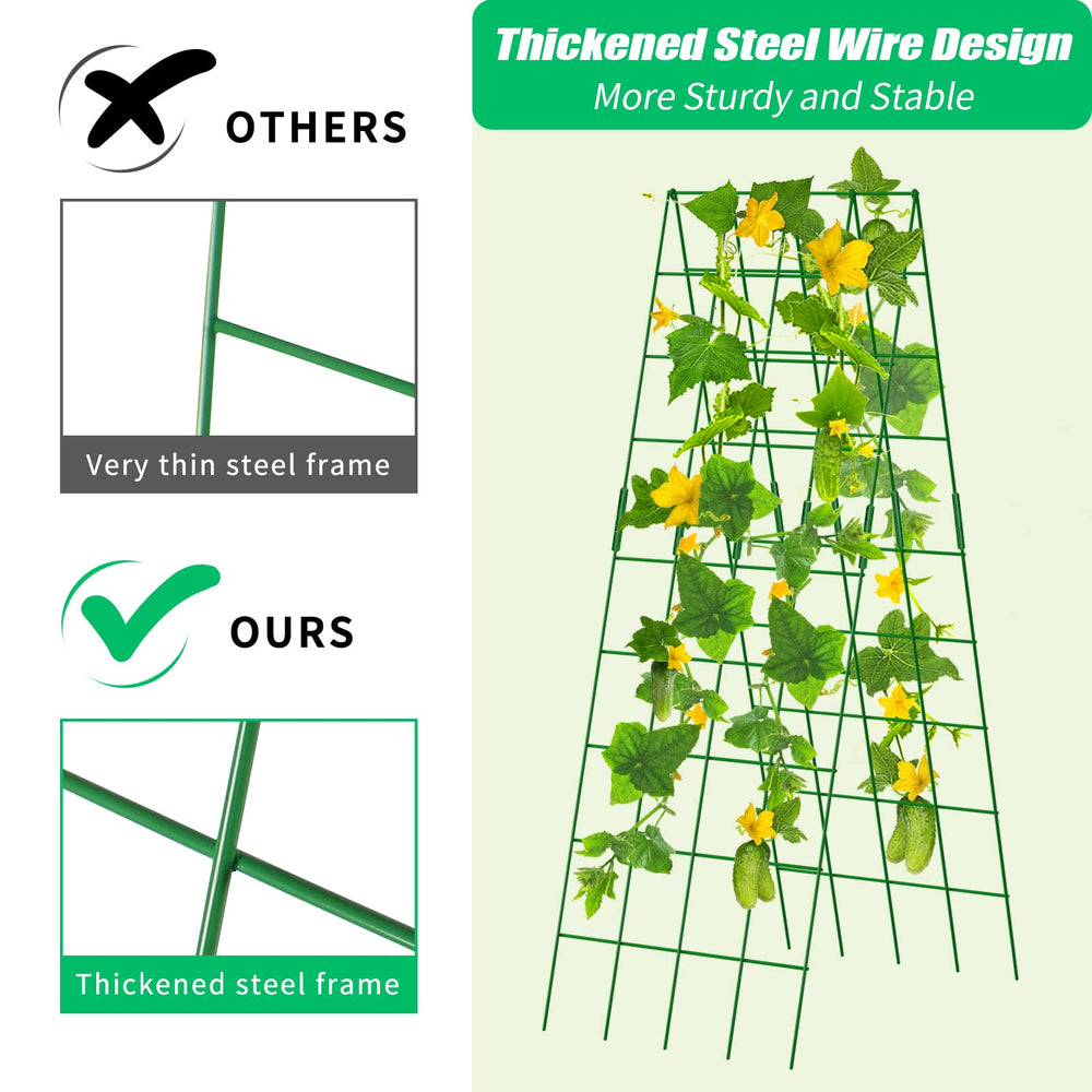 DoCred trellis folded flat for compact storage to save shed space