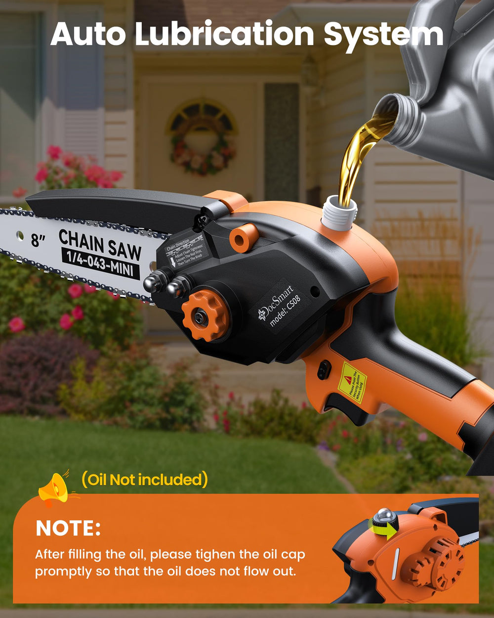 DocSmart included gloves goggles screwdriver and sharpener for safe operation