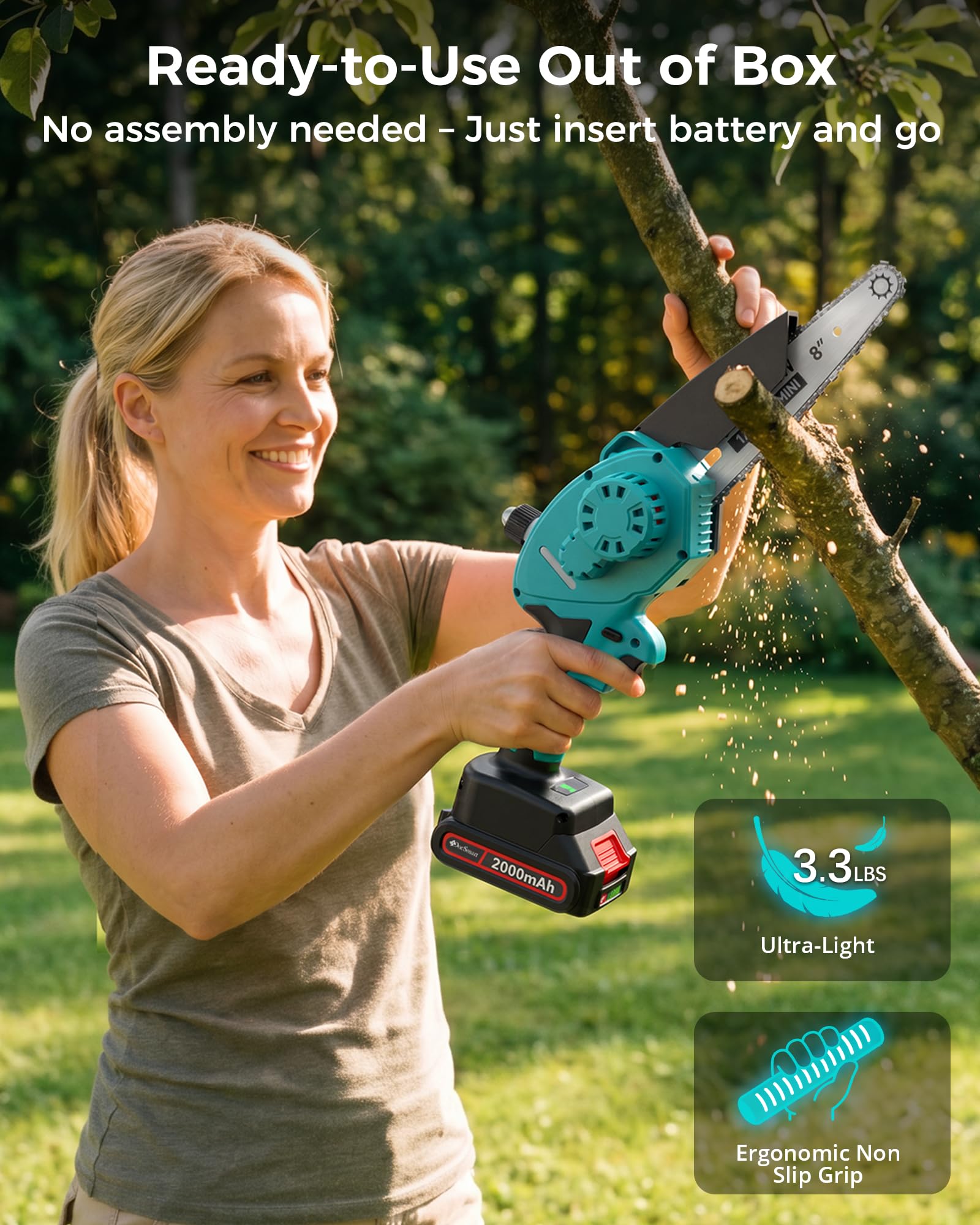DocSmart dual batteries and charger showing cordless portability and extended runtime