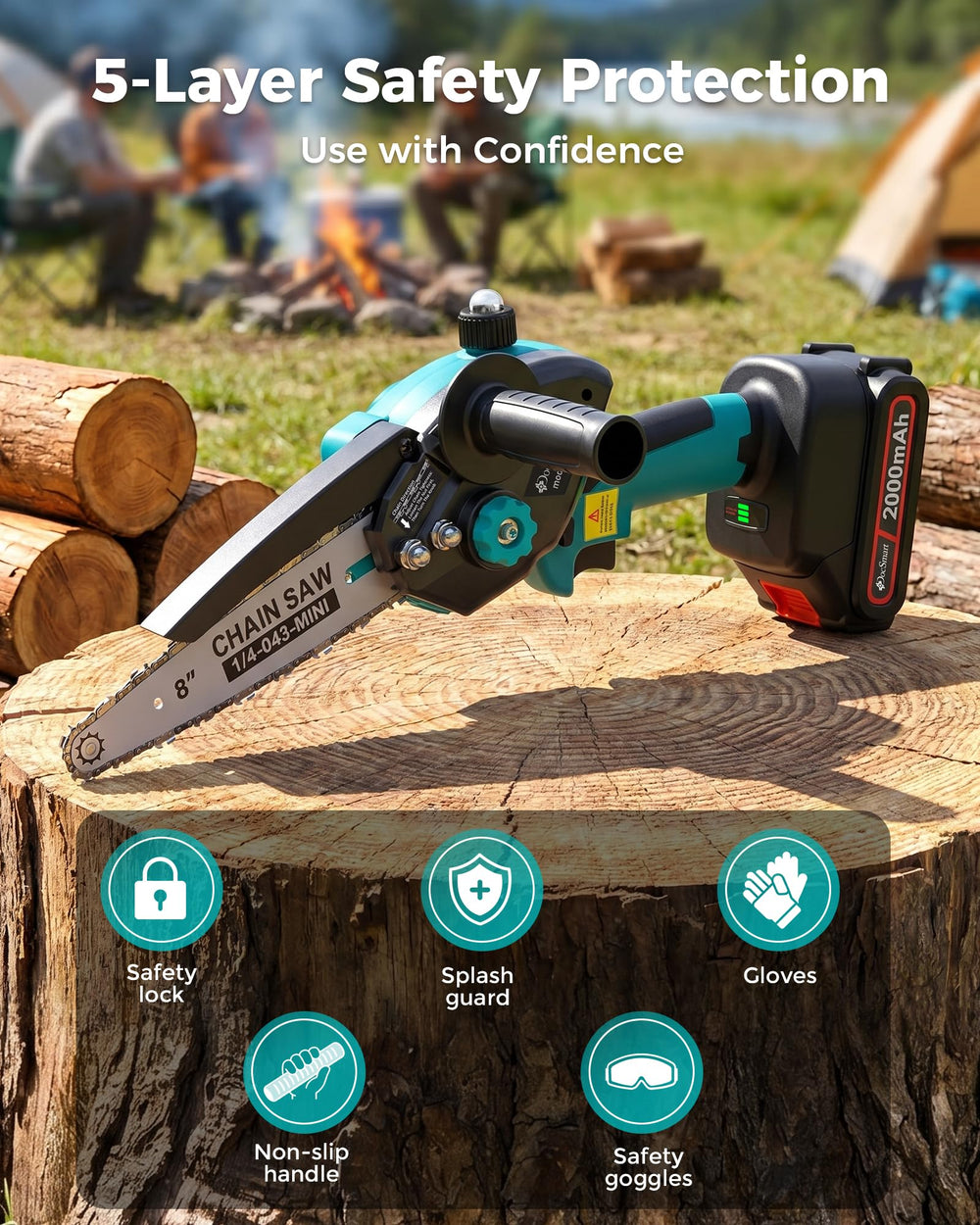DocSmart cutting a garden branch in use demonstrating efficient pruning performance