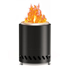 Dodometrek front view of Inky tabletop firepit showing compact design and ambiance
