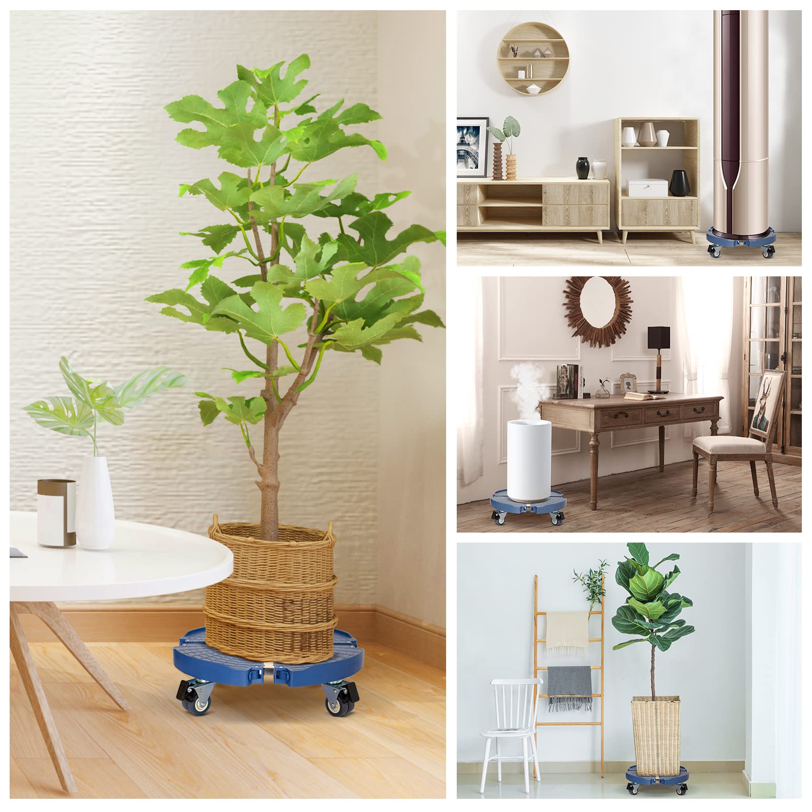 DOFIMATE on patio among plants showing convenient repositioning and styling benefit