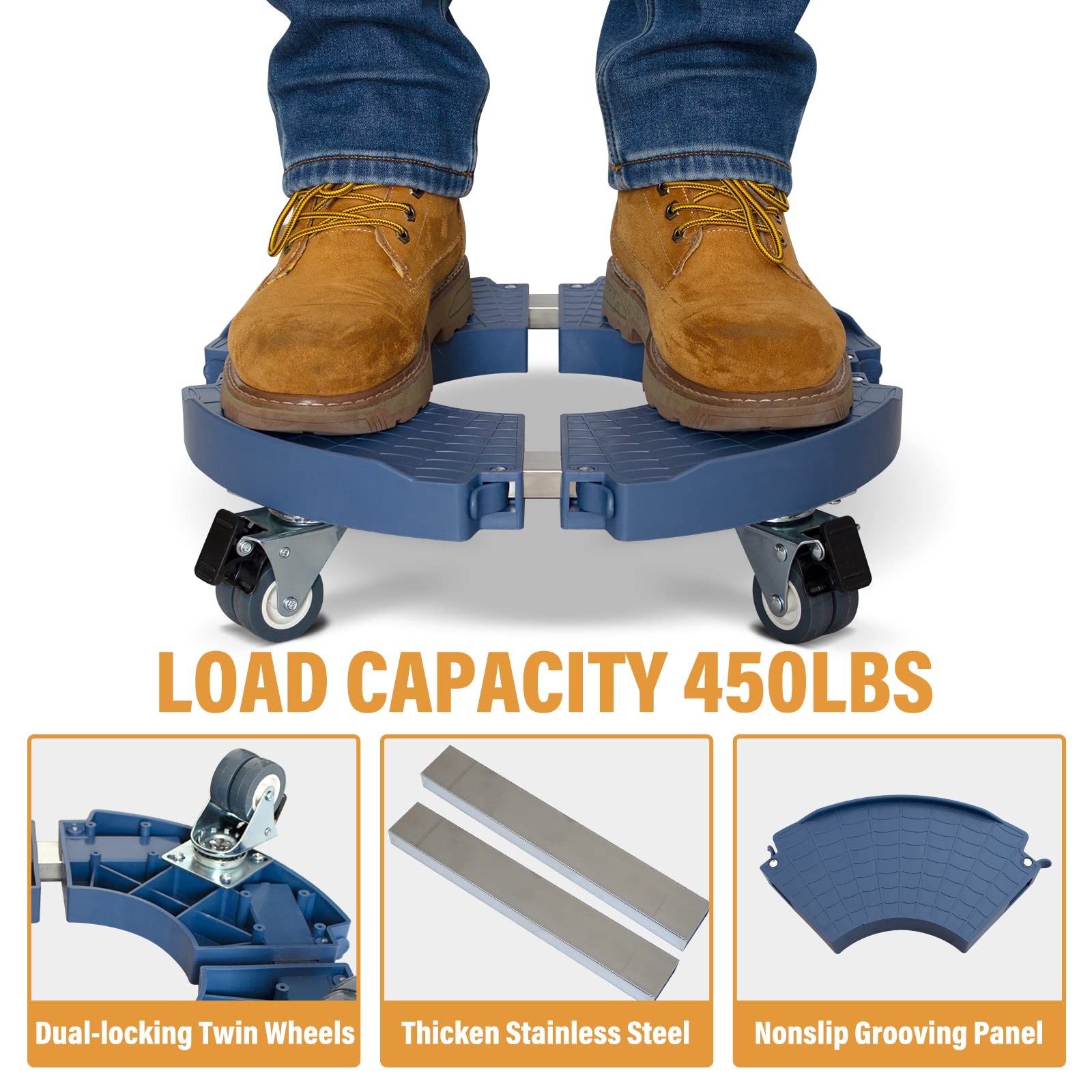 DOFIMATE nonslip grid top surface providing extra grip for heavy pots