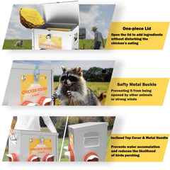 Dogetgd stable base detail preventing tipping and keeping feed area tidy