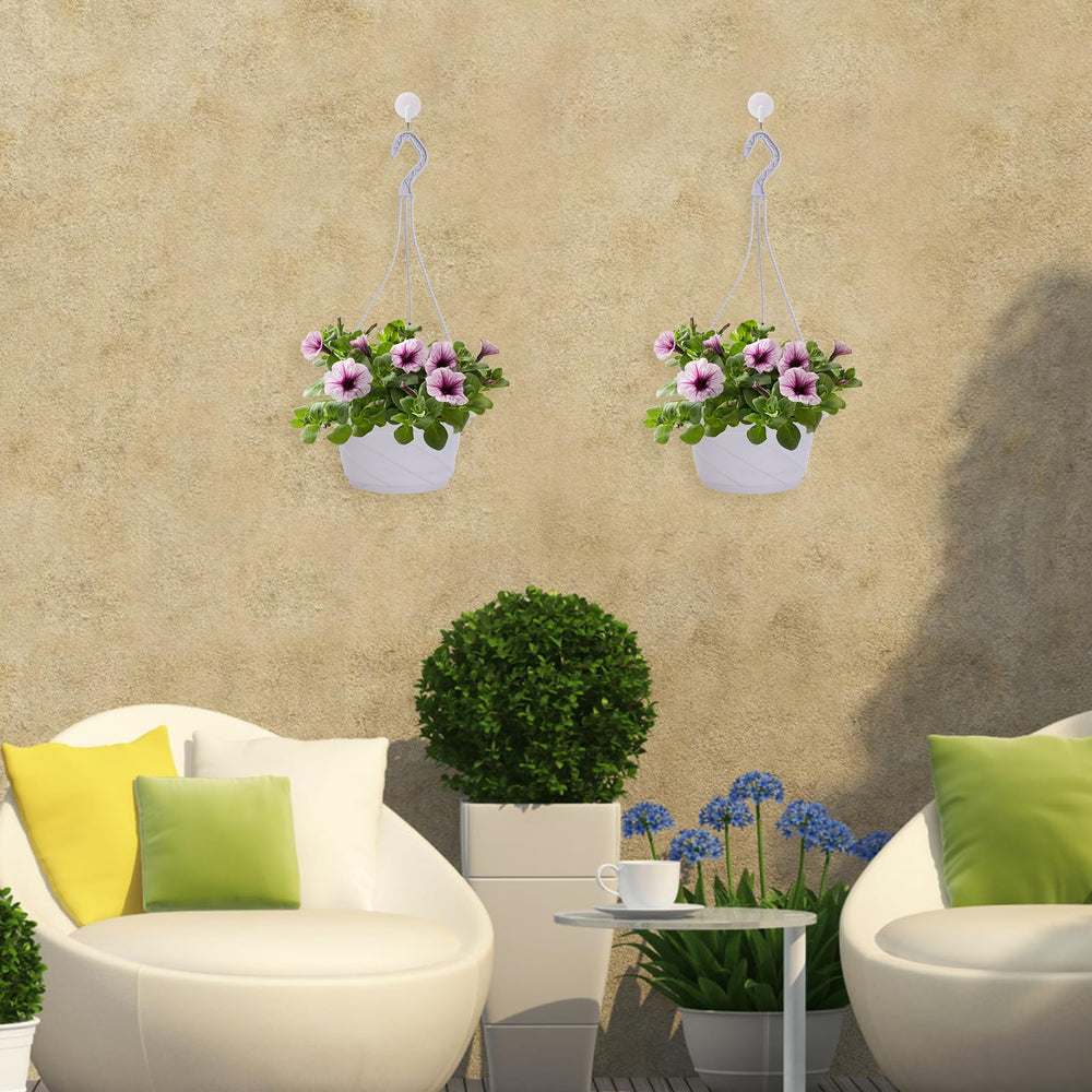 DOITOOL balcony display with multiple pots showing space-saving vertical decor