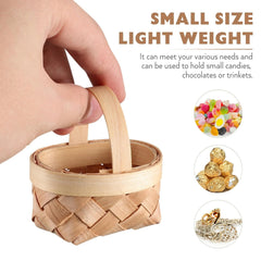 DOITOOL mini baskets filled with candy showing practical favor use