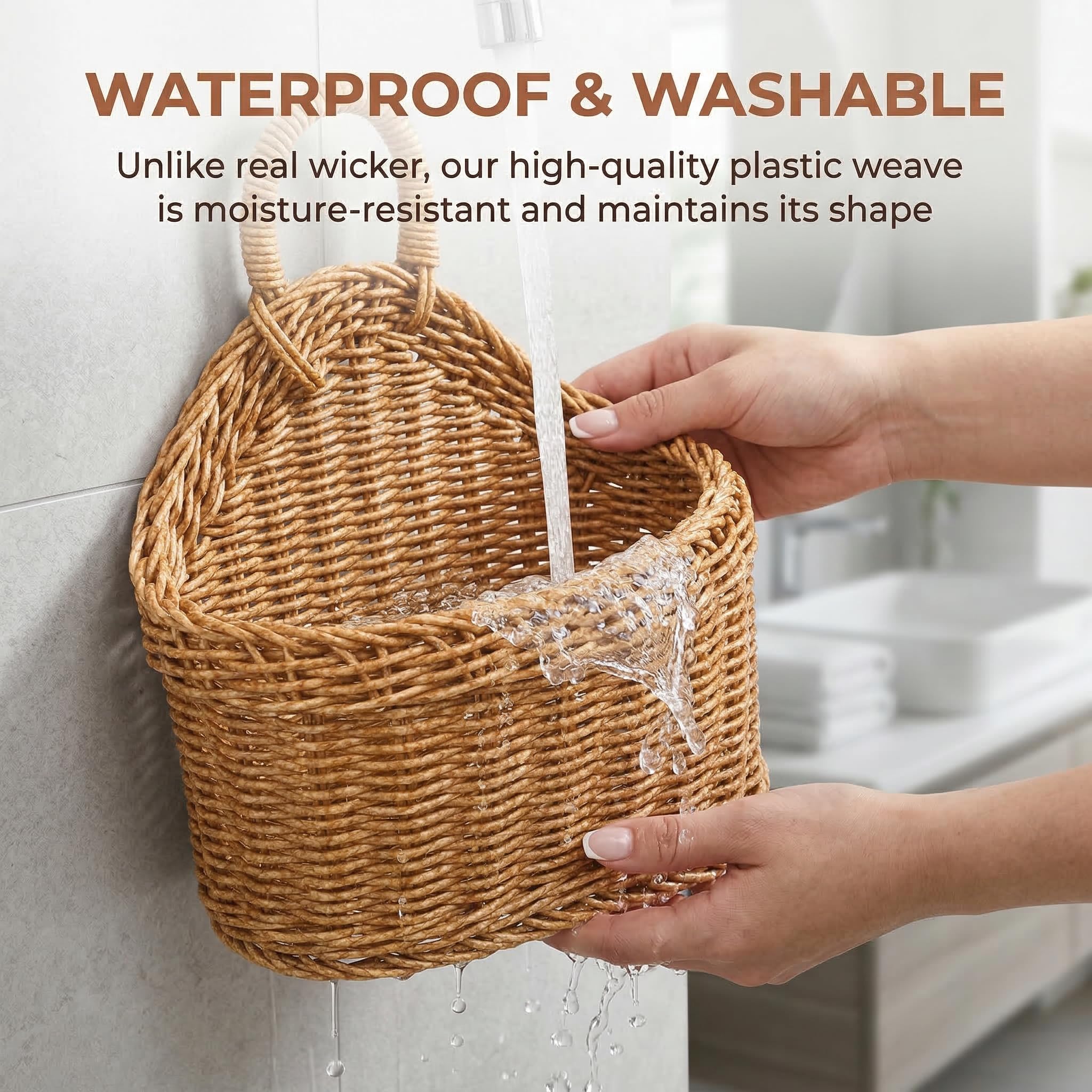 DOITOOL used in bathroom for toiletries, moisture-resistant convenience